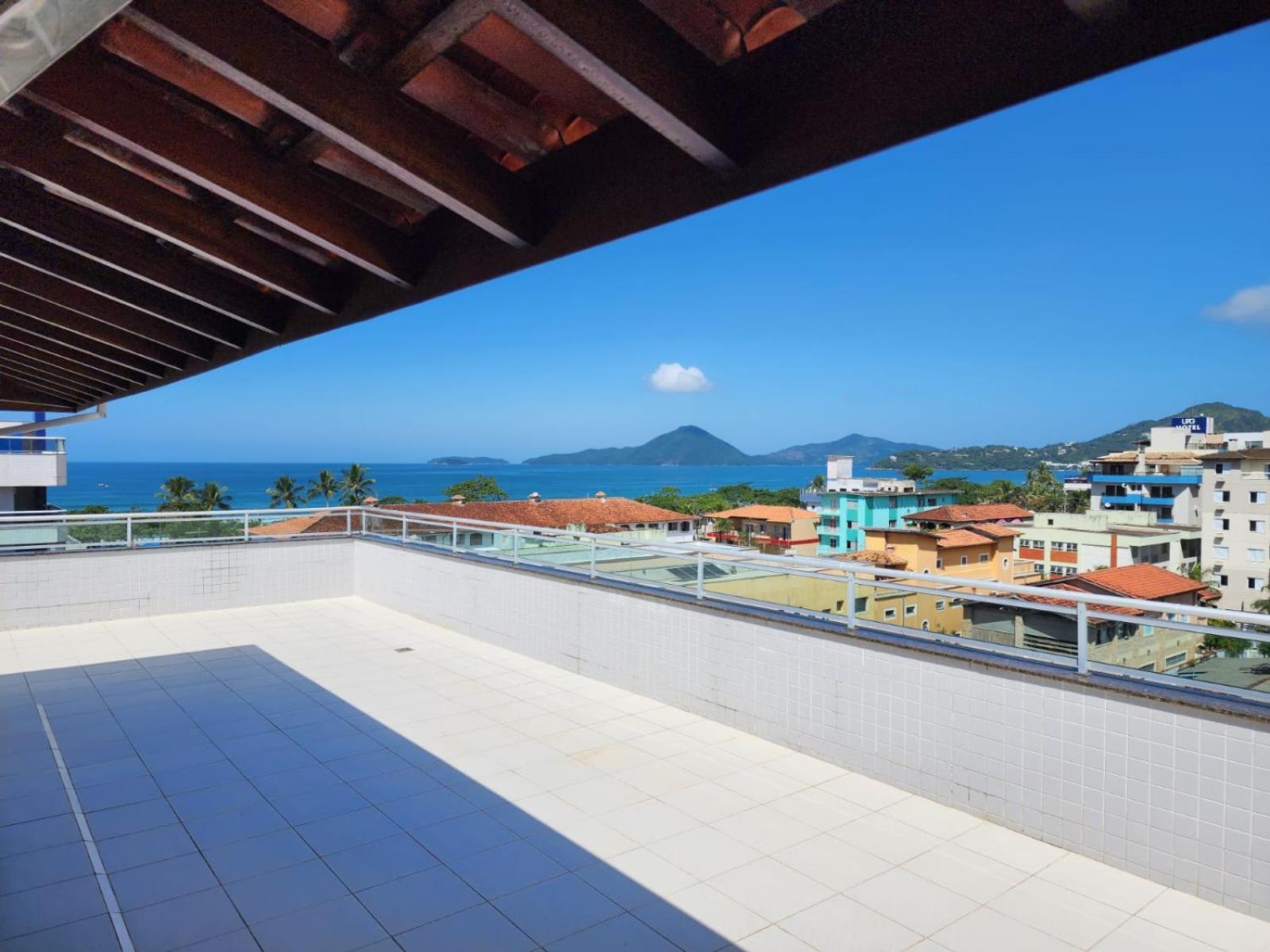 Apartamento Ape Majestoso - 100M Praia Grande, Terraco Com Churrasqueiras E Linda Vista Mar Ubatuba Exterior foto